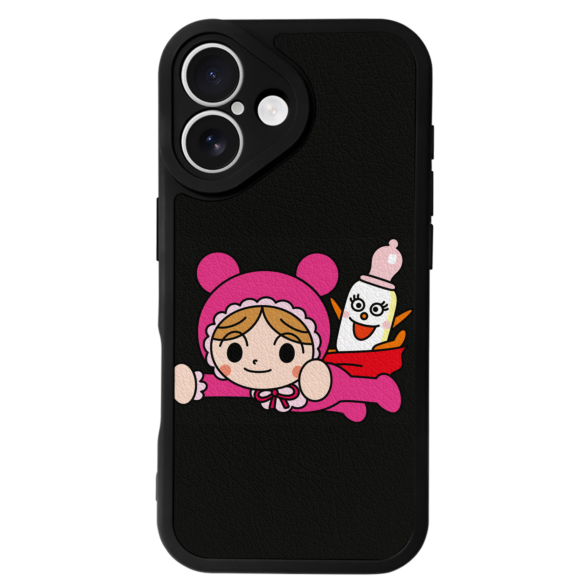 （画像用） アンパンマン Anpanman 【iPhone 16シリーズ対応】シリコンスマホケース（レザー調） 材質：シリコン
